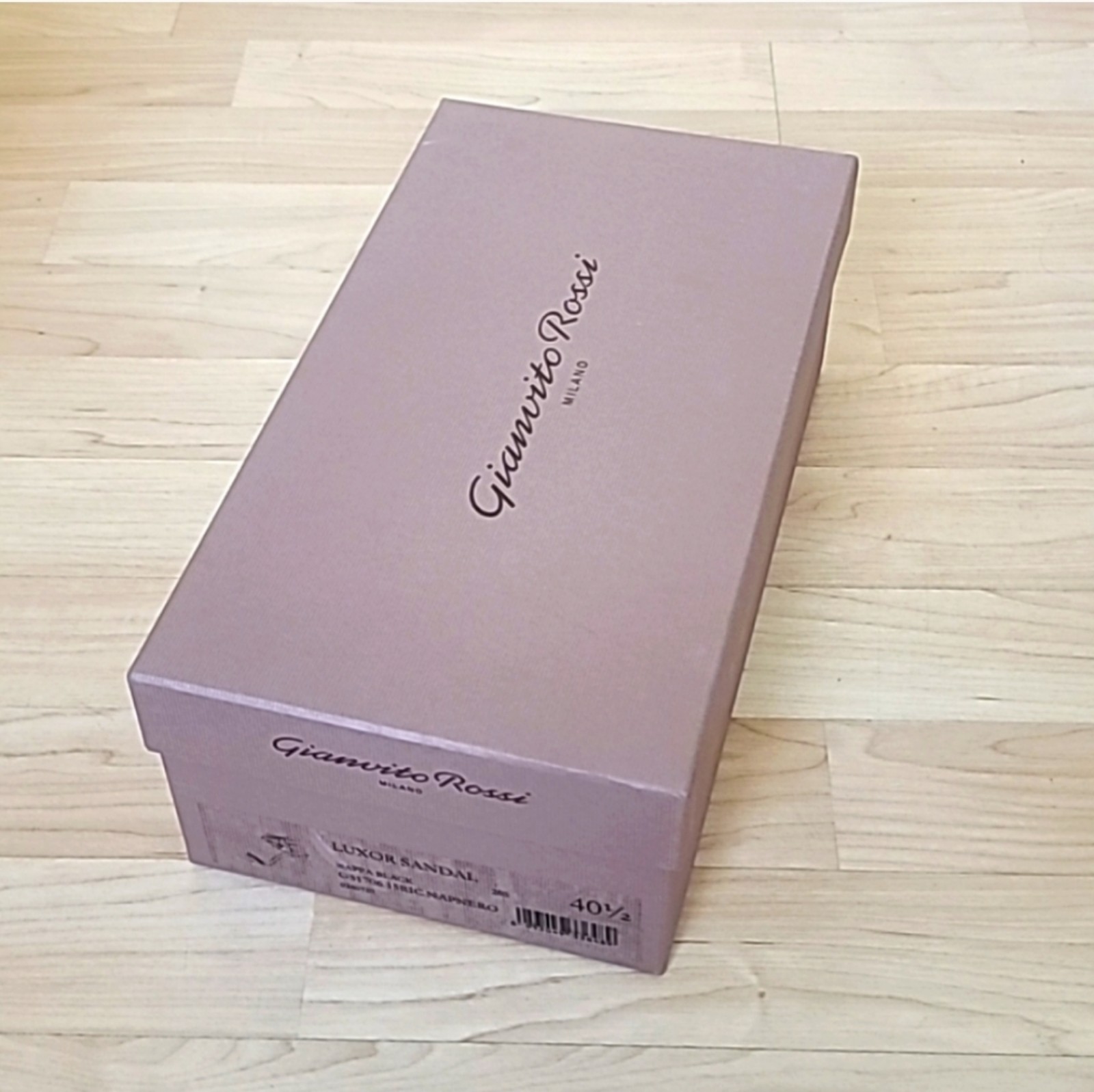 GIANVITO ROSSI EMPTY SHOES BOX excellent condition 12 ×6 1/2 ×4