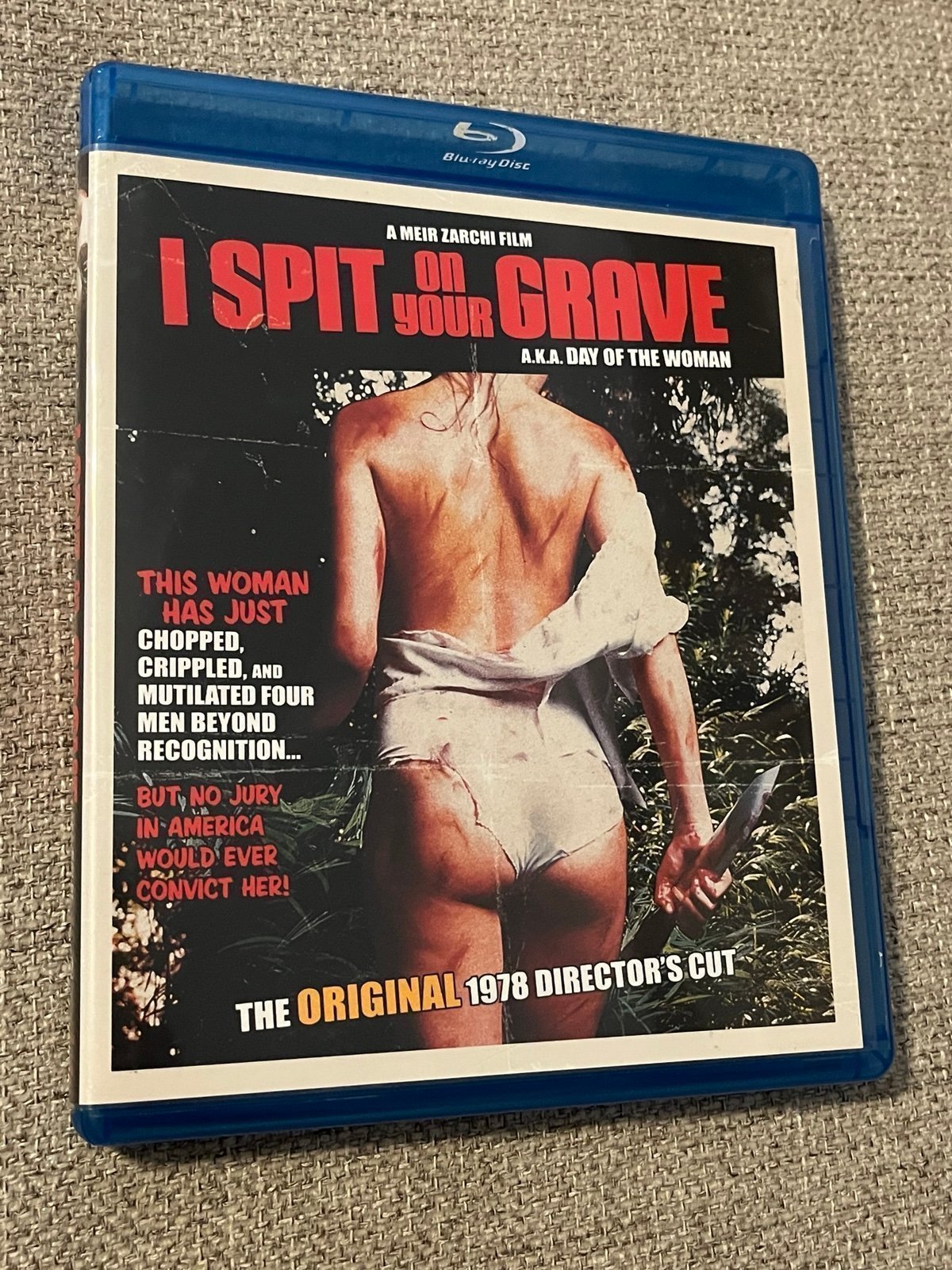 I Spit On Your Grave Blu-Ray Original 1978 Director’s Cut