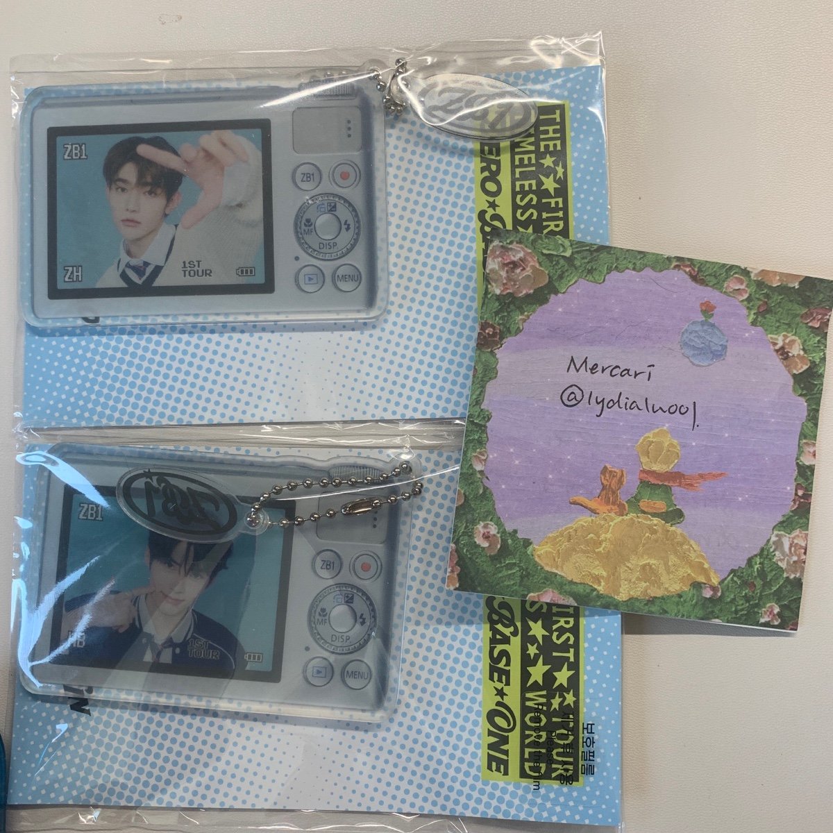 ZB1 zerobaseone acrylic keyrings-Hanbin and Hao Timless world Seoul concert MD