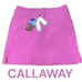 NWT Callaway Women’s Golf Skort Pink size 4 Performance REPREVE FOR THE LAND