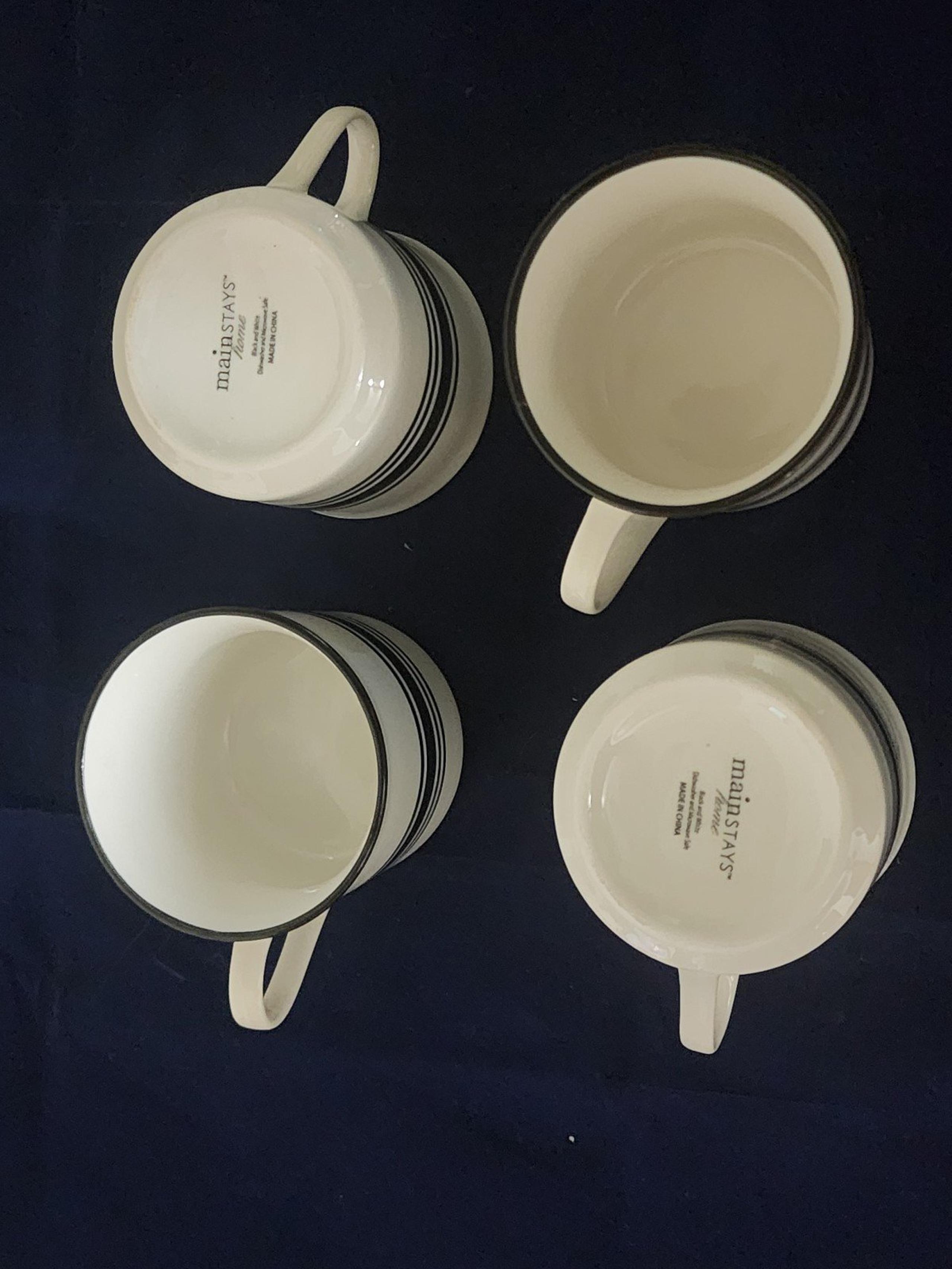 Mainstays Home Set of 4 Coffee Mugs