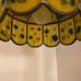Vintage swag lamp plugs into the wall