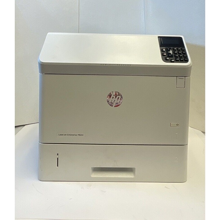 HP LaserJet Enterprise M604 Monochrome Laser Printer WITH TONER - Read - TESTED