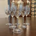Pier 1 Tulip Stem Crystal Water/Wine Glasses