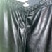 Abercrombie Women’s Leather Joggers w/ pockets, Black, Large