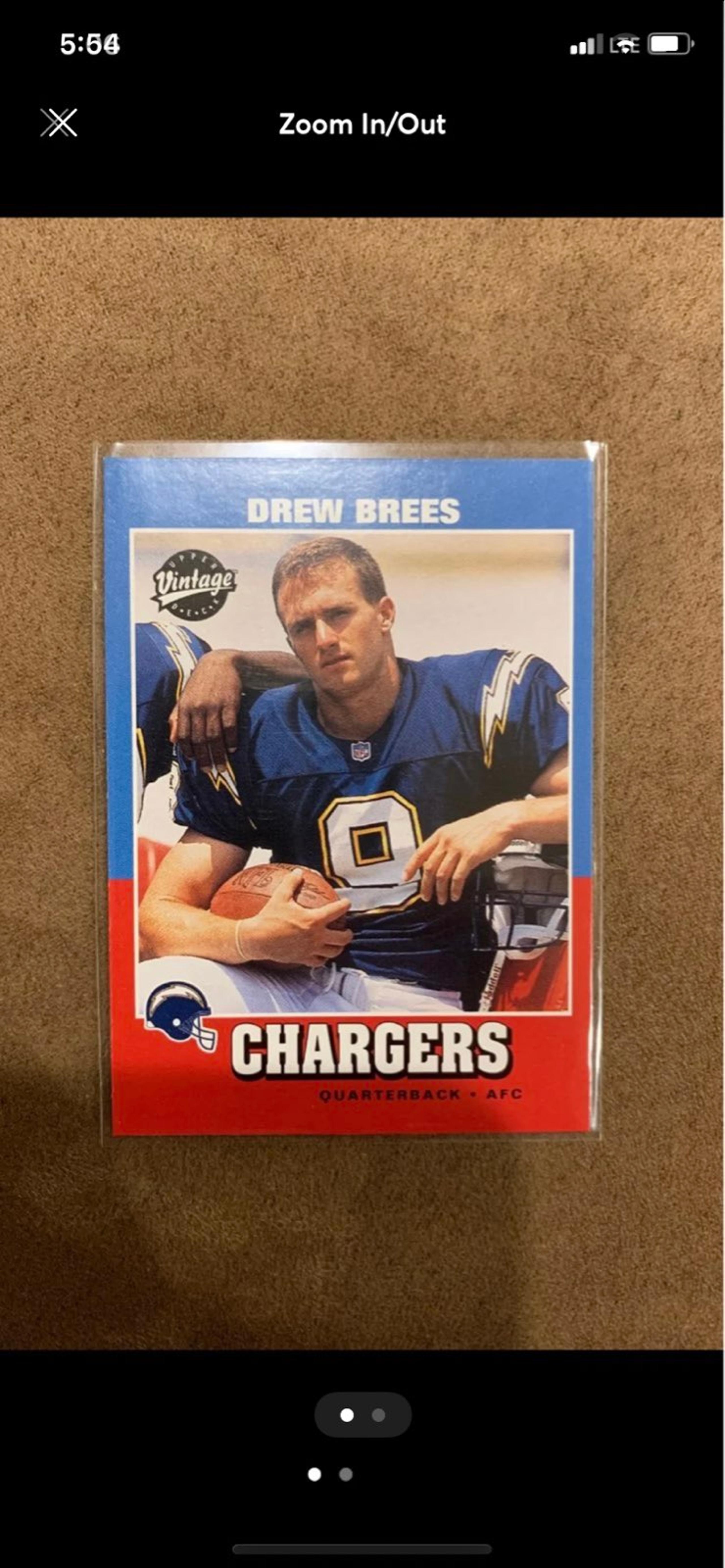 Drew Brees Rookie Card