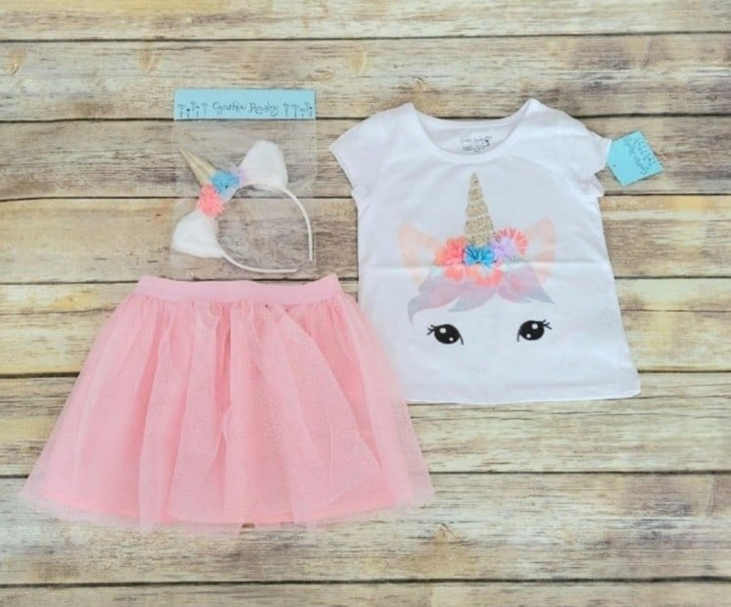 Cynthia Rowley Unicorn 3pcs Girl Set Size 5-6