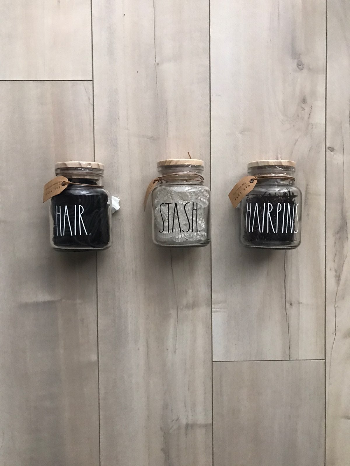 Rae Dunn hair ties and bobby pins