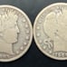 1905 S barber half dollar and 1906 barber half dollar