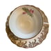 Rosina Bone China Tea Cup & Saucer Set Made In England Floral & Gold Design