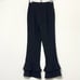N/Nicholas Crepe Ruffled- Hem Cropped Pants