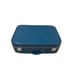 Vintage Blue Suitcase Lugguge 21” x 15” x 6”