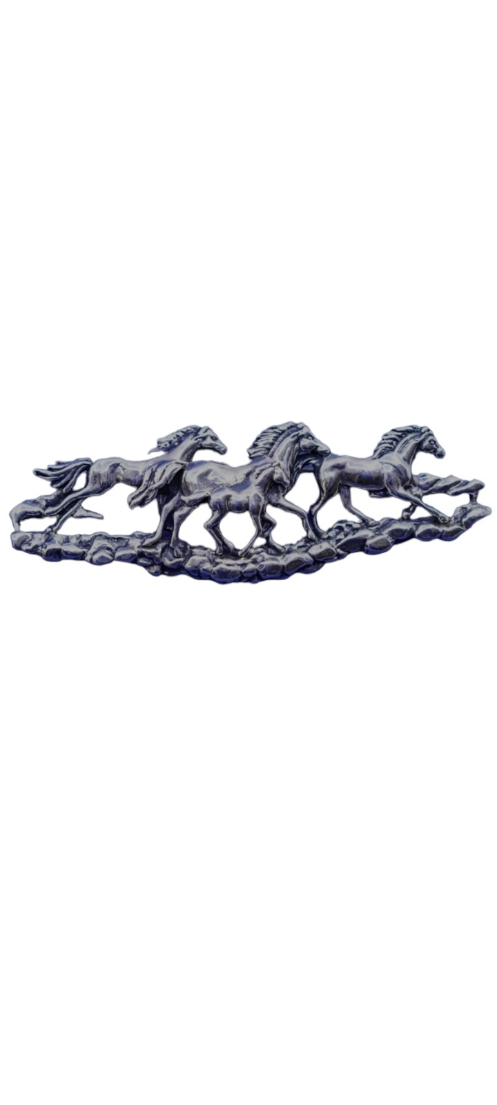 Vintage Silver Cloud Inc Sterling silver handmade brooch, 925 running horse pony
