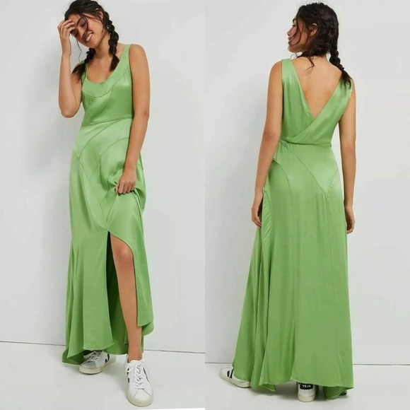 NWT Anthropologie Rima Maxi Slit Dress 8