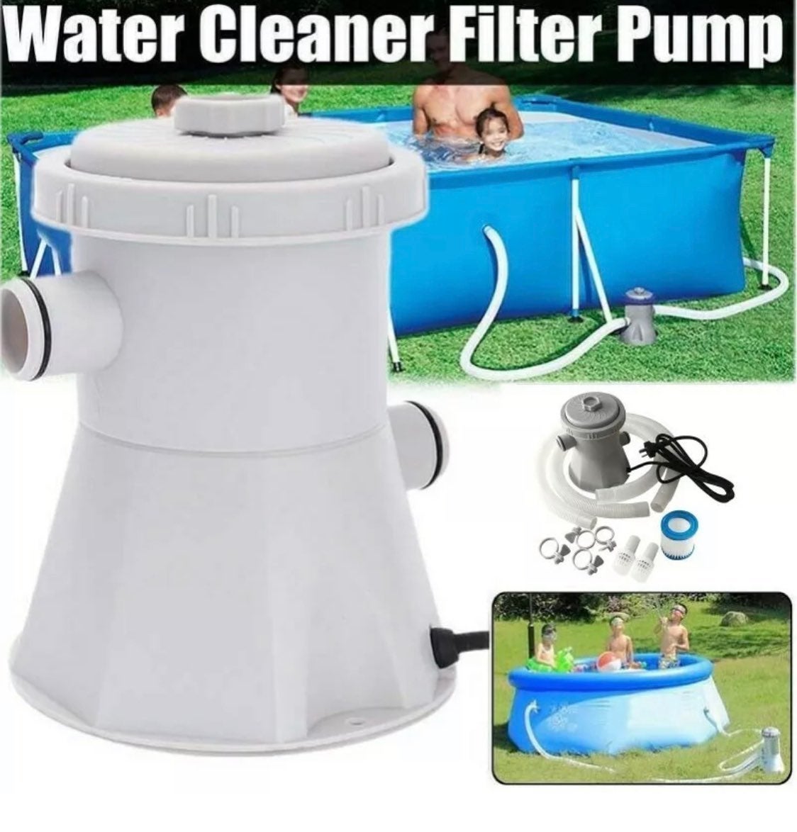 300G Electric Swimming Pool Filter Pump