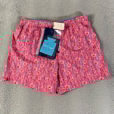 Peter Millar Crown Swim Trunks Shorts Mens XXL 2XL Red Pink Floral Lined Pockets