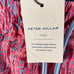 Peter Millar Crown Swim Trunks Shorts Mens XXL 2XL Red Pink Floral Lined Pockets