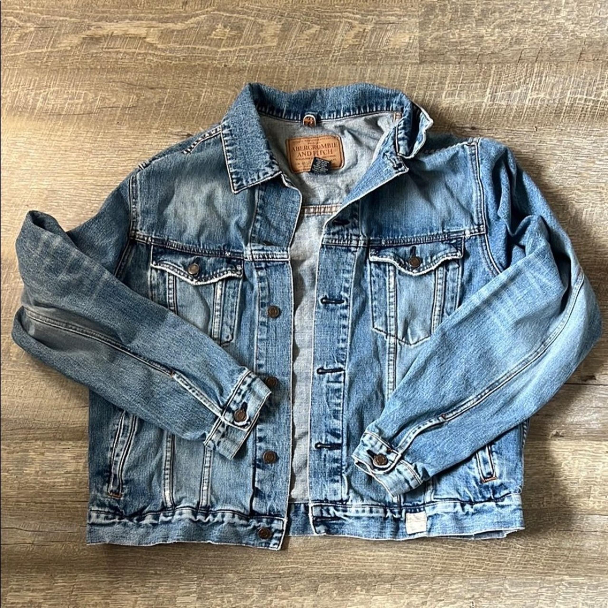 Vintage Men’s Abercrombie & Fitch Jean Jacket Size Large