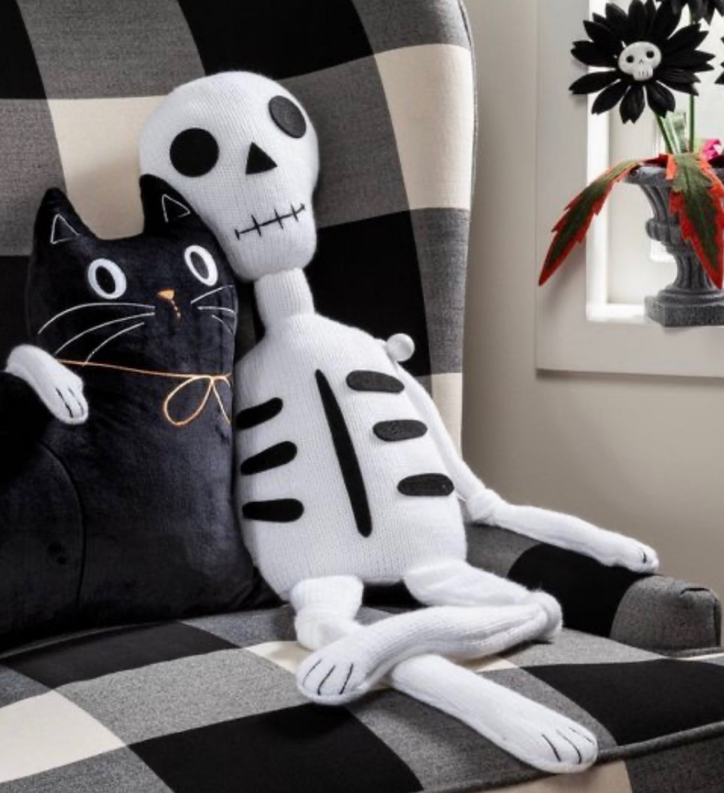Hyde And Eek Skeleton
 Hyde and EEK Quilted Skeleton Plush Tar Halloween munimoro gob