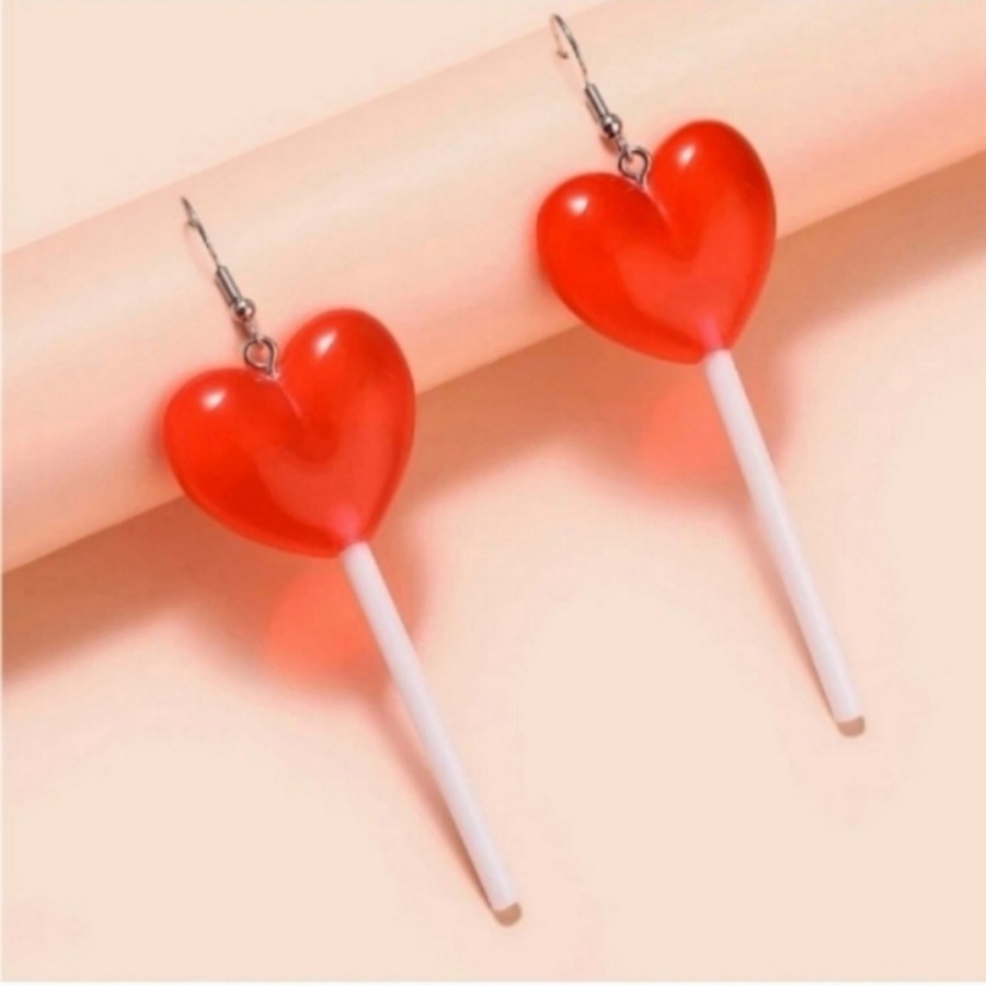Free People Heart Lollipop Earrings