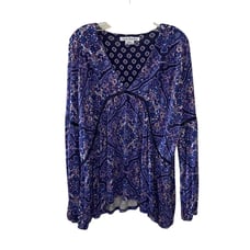 NWT Vera Bradley Purple Isabella Sleep Blouse Sml