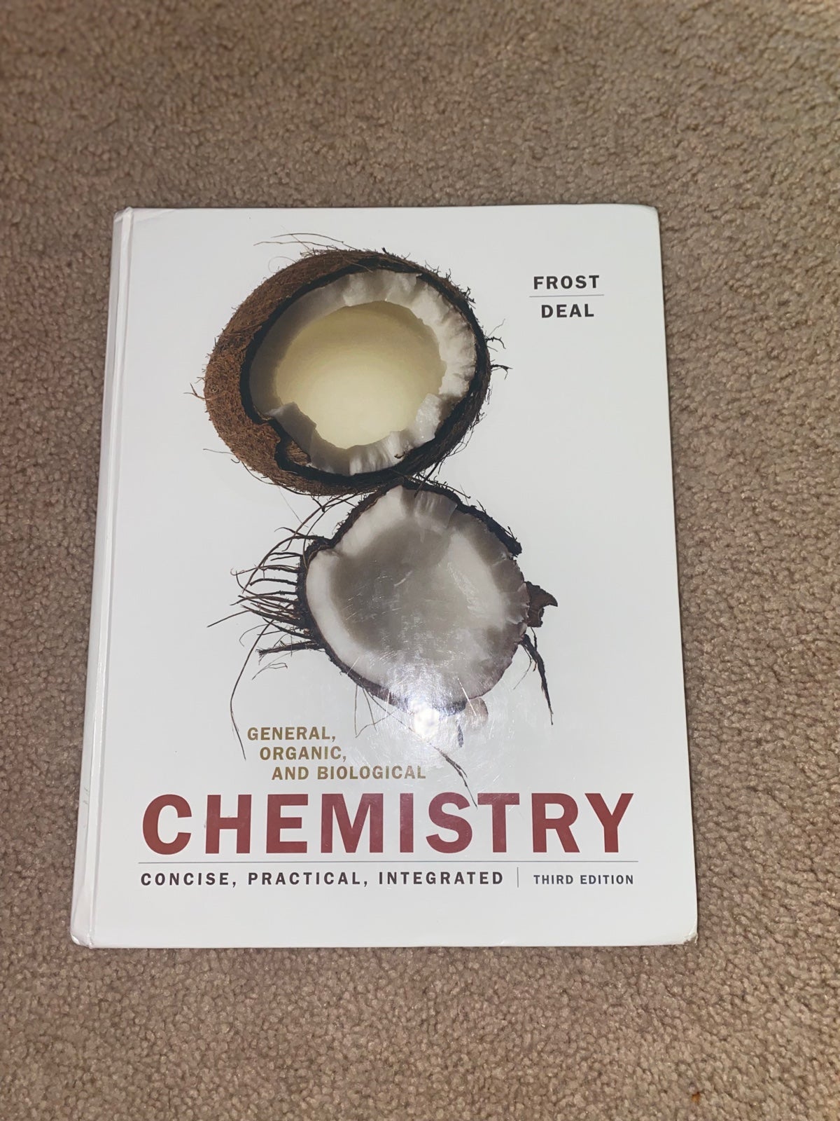 General organic and biological chemistry textbook