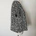 Anthropologie Eri + Ali Black & White Wild Leopard Crewneck Top Size Large