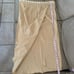 Zara real seashells waist linen blend skirt