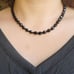 Classic Black Beaded Necklace