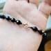 Classic Black Beaded Necklace
