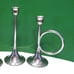 Horn Candle Holders, Vintage Silvestri SIlvertone Candle Holder set of 3 Horns