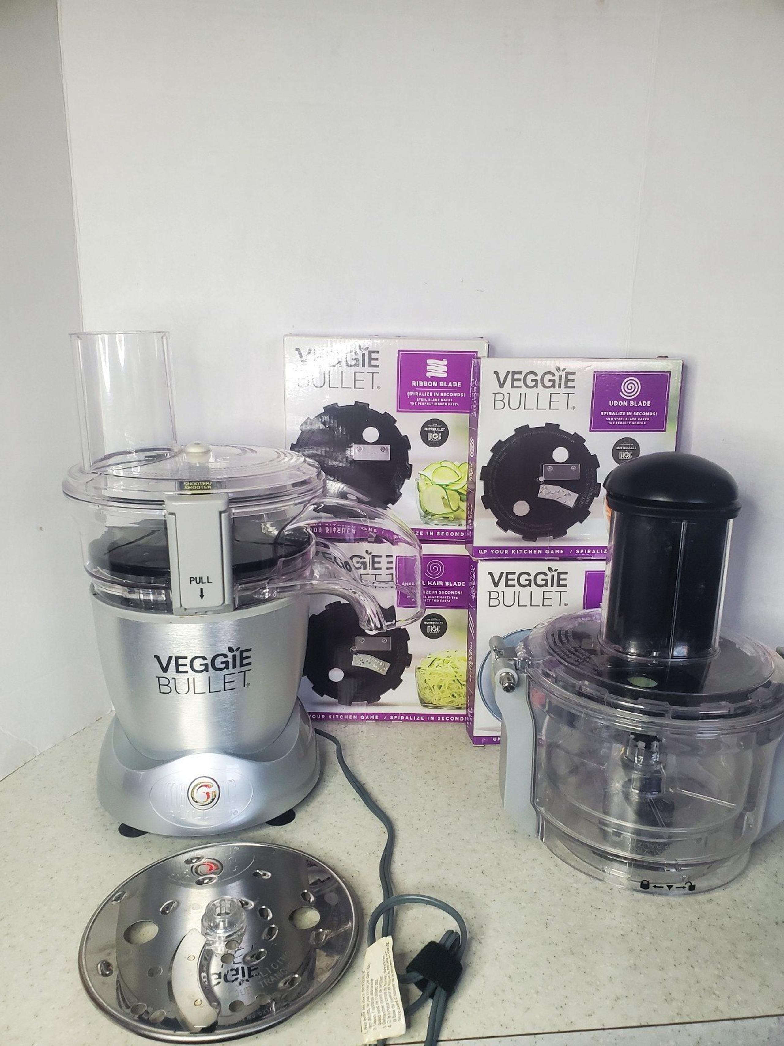 Veggie Bullet Vegetable Spiralizing Machine Large Lot