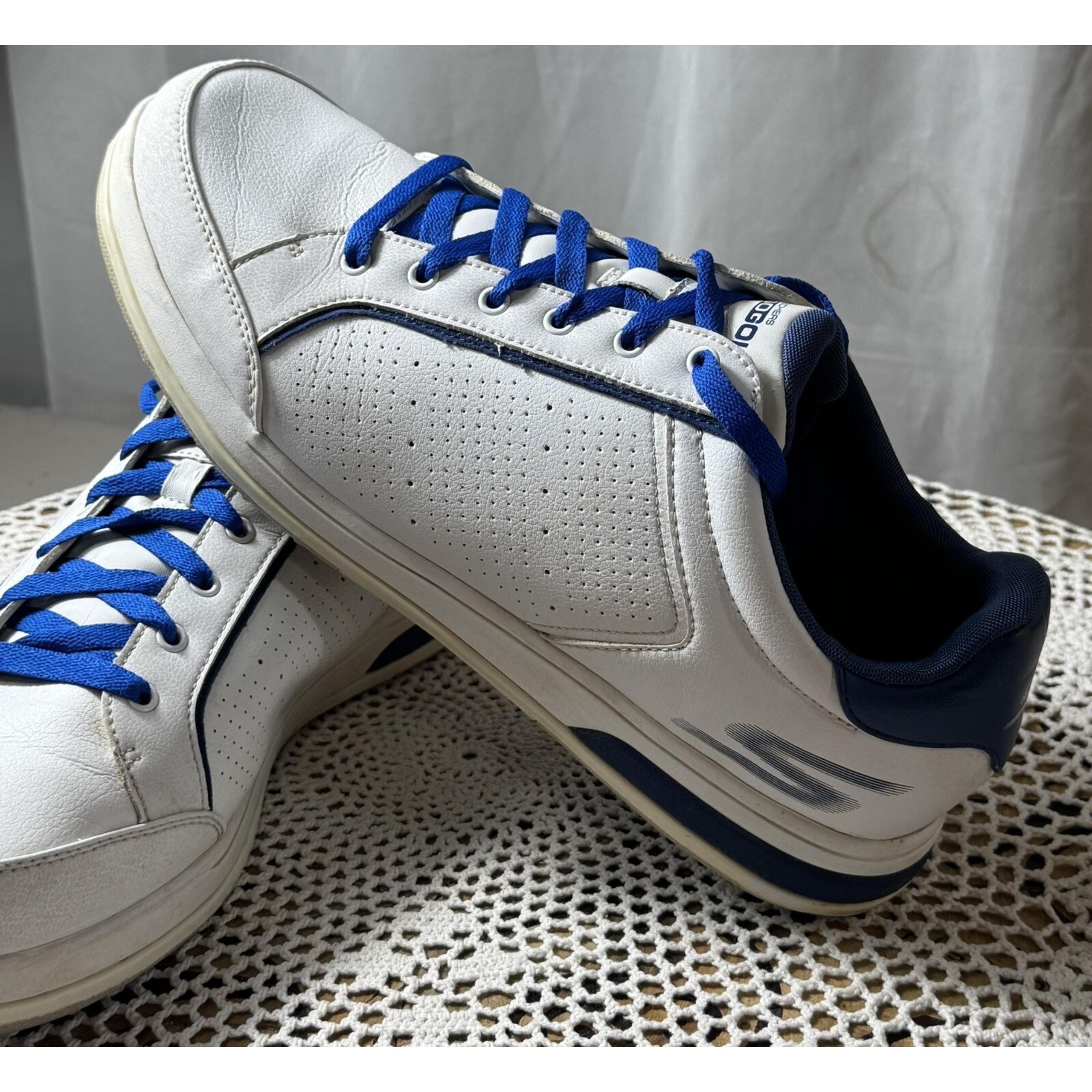 Skechers Performance GoGolf Men’s Size 13 M White/Navy Soft Spike sku 3093