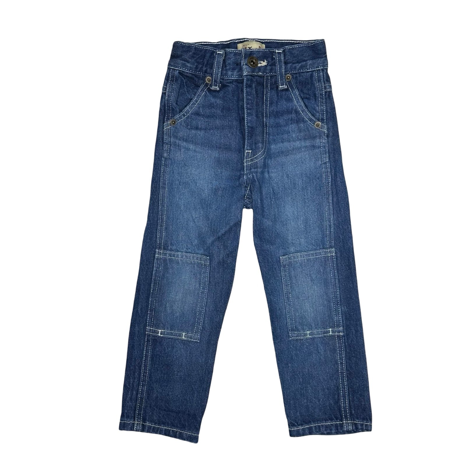 Hey Gang Jeans With Chainstitch Heart