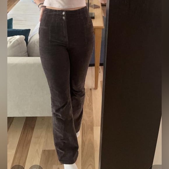 Free People We The Free Jayde Corduroy Flare Bell Bottom Jeans Size 29