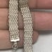 Vintage solid sterling silver mesh bracelet 7” weight 16.68 grams heavy