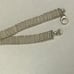 Vintage solid sterling silver mesh bracelet 7” weight 16.68 grams heavy