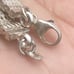 Vintage solid sterling silver mesh bracelet 7” weight 16.68 grams heavy