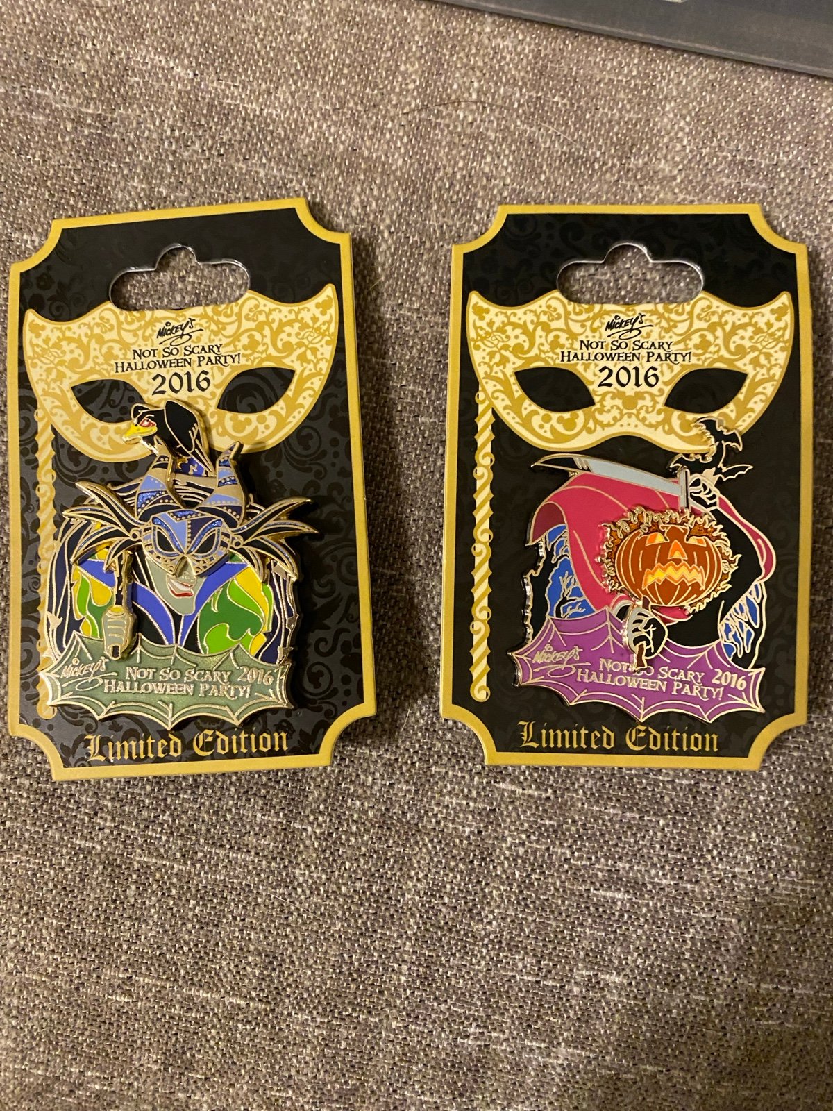 2016 Mickey’s Not So Scary Halloween Party Pins