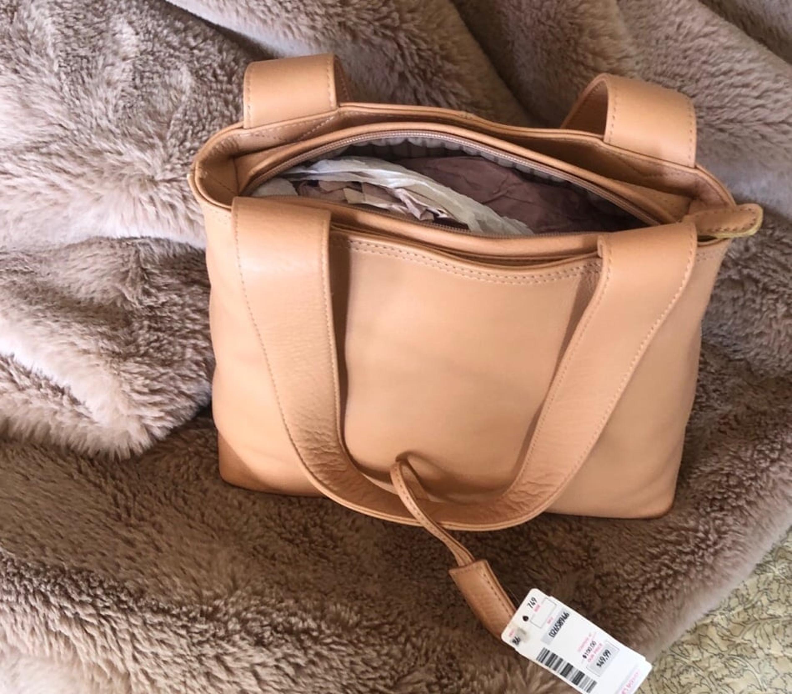 leather handbag with tag - Liz Claiborne