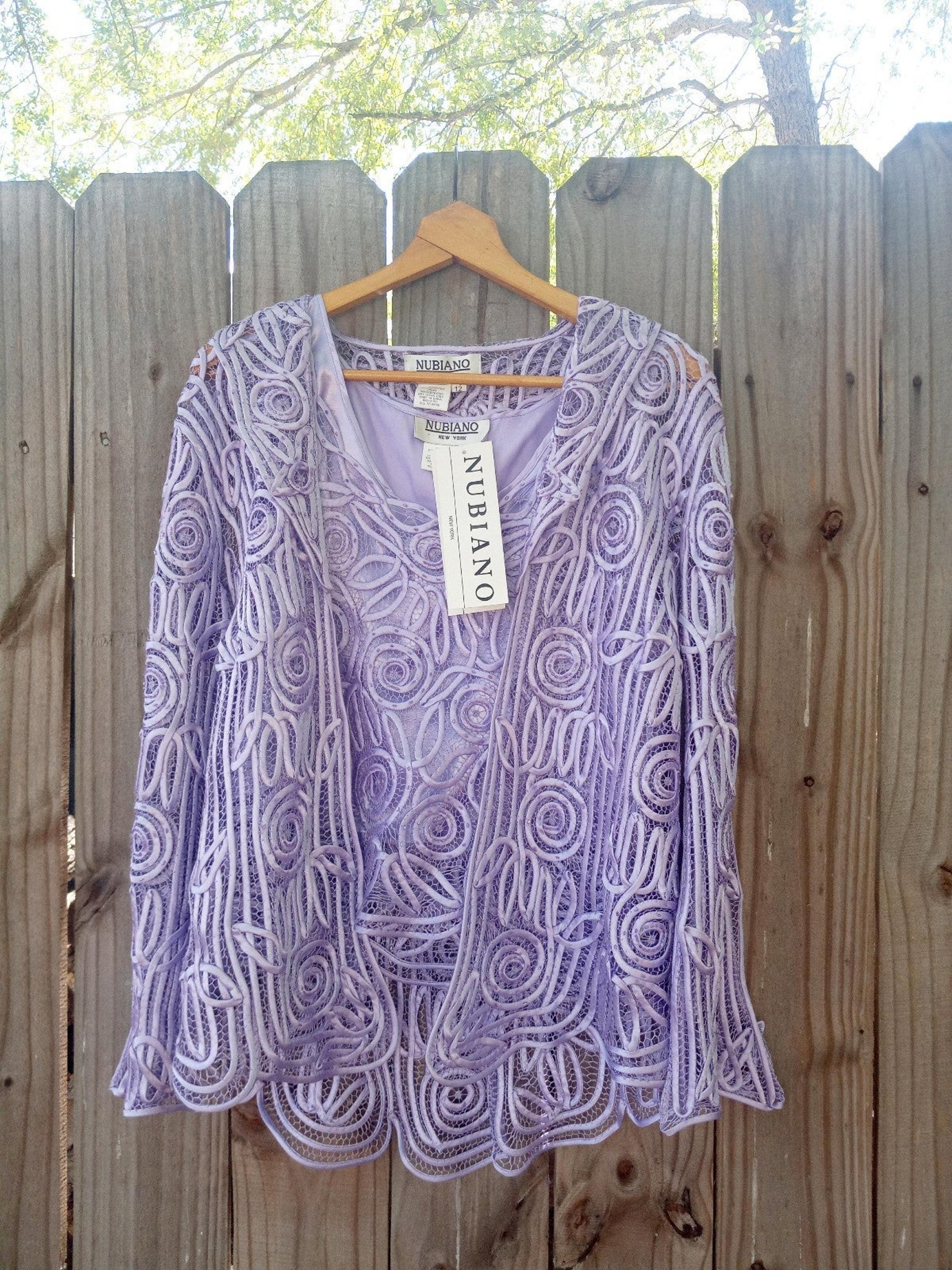 Nwt Vintage Nubiano New York Lillac Jacket