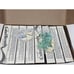 Vintage Tri-Chem Liquid Embroidery 16 Colors Tubes Color Brush Paint Kit New