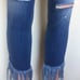 Flying Monkey Jeans Fray Hem Crop Sz 28