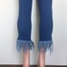 Flying Monkey Jeans Fray Hem Crop Sz 28