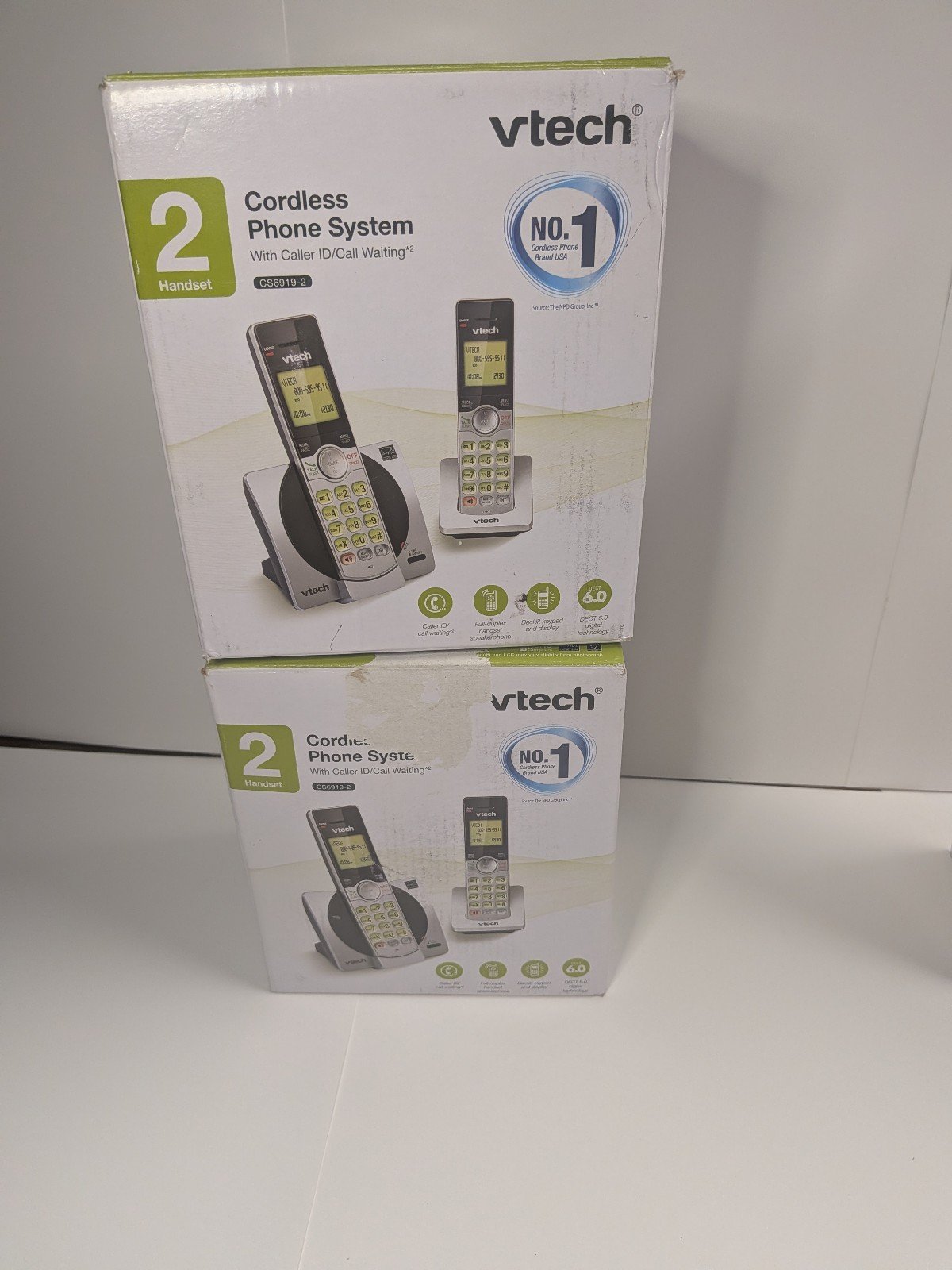 Bundle PhoneVTech 4-Handset Cordless Phone System Bundle - DECT 6.0, Caller ID