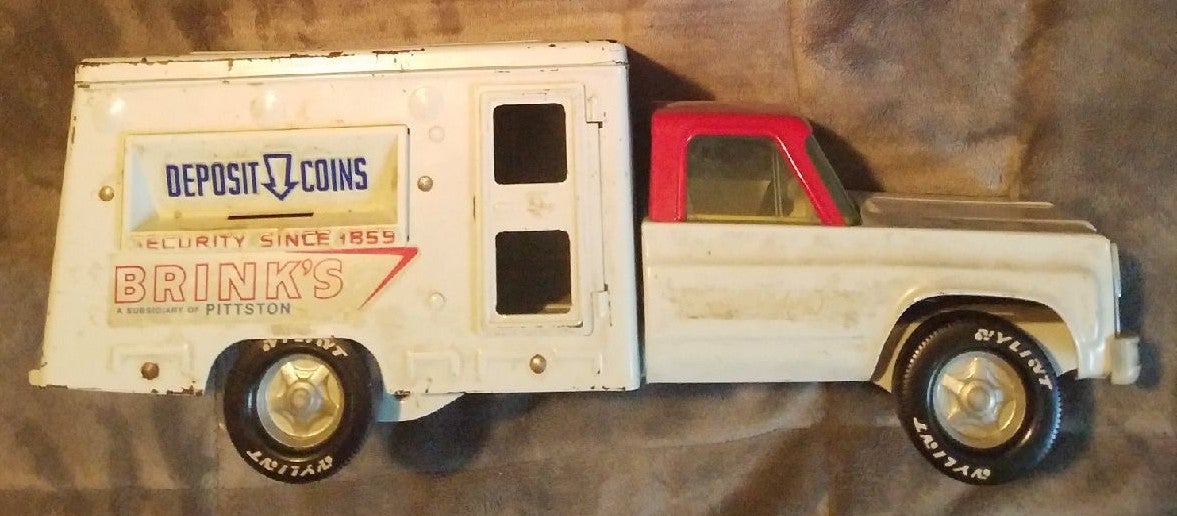 NYLINT BRINK''S WHITE SECURITY Bank TRUCK