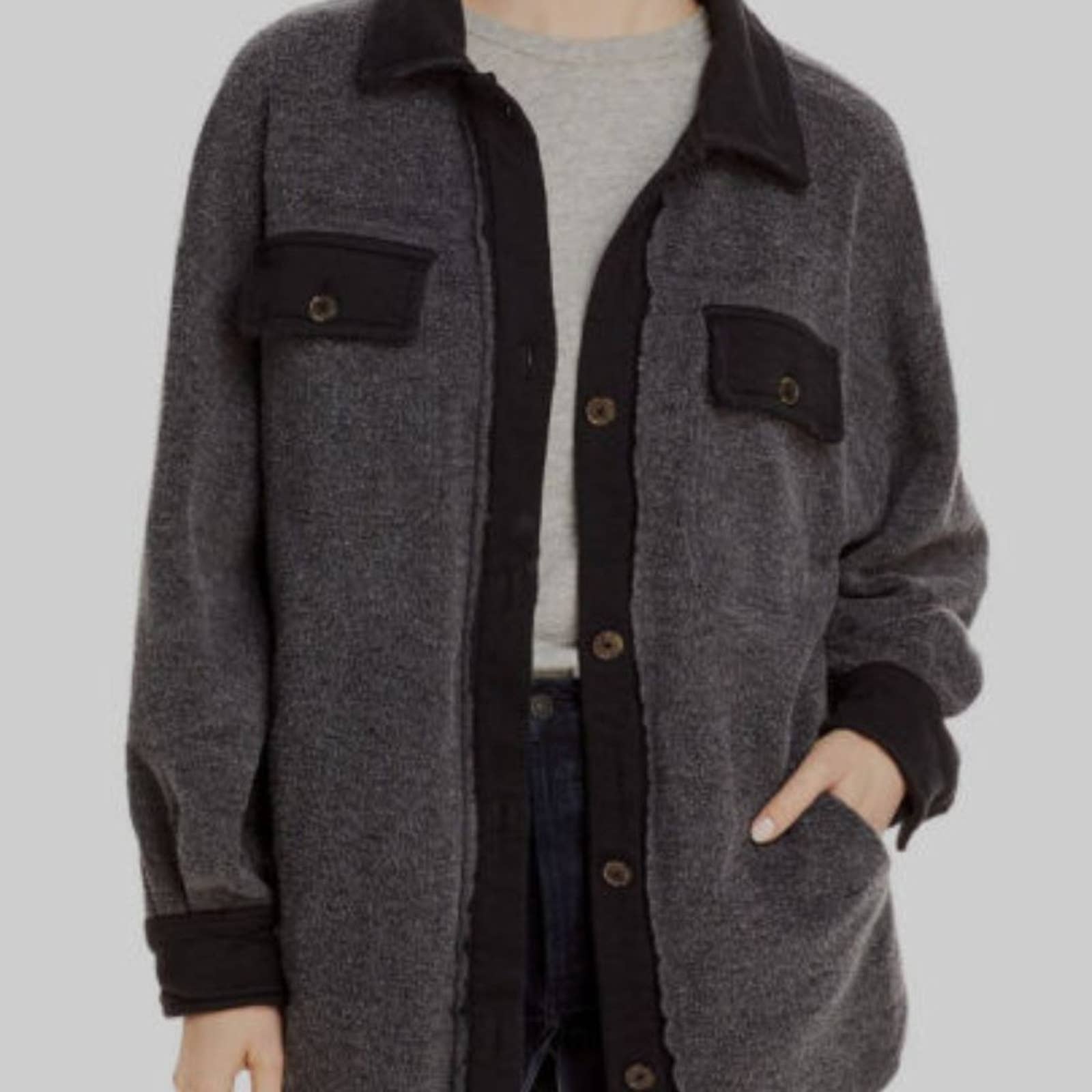 Free People We the Free Ruby Jacket in Indigo Size L