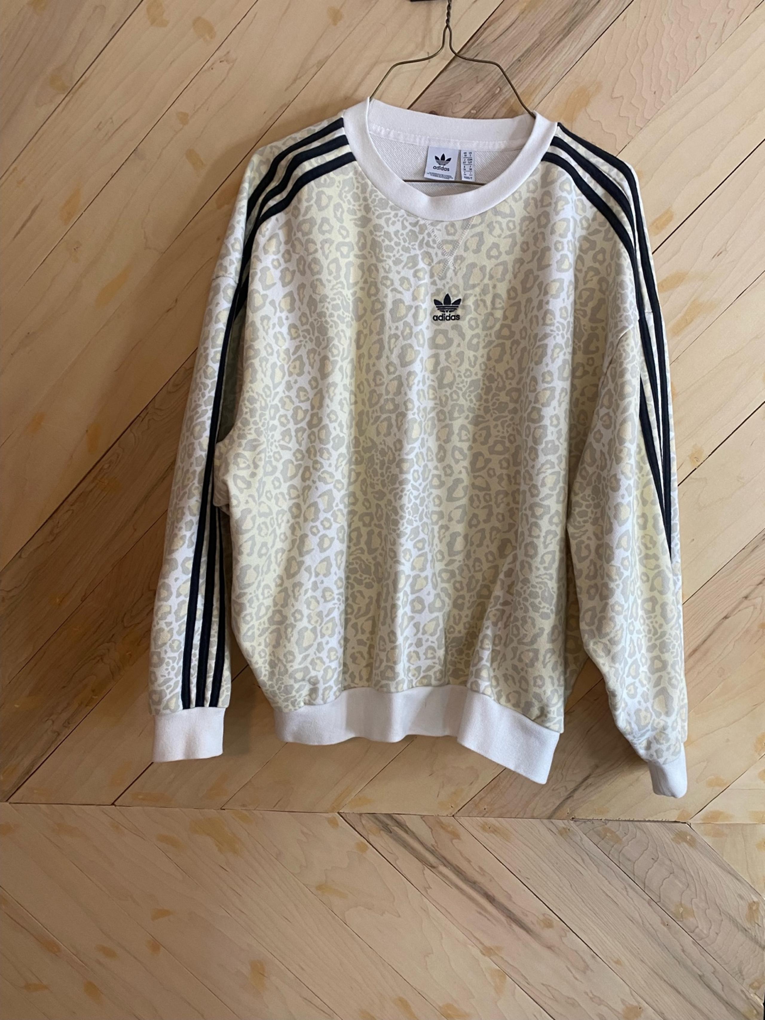 Adidas leopard sweater