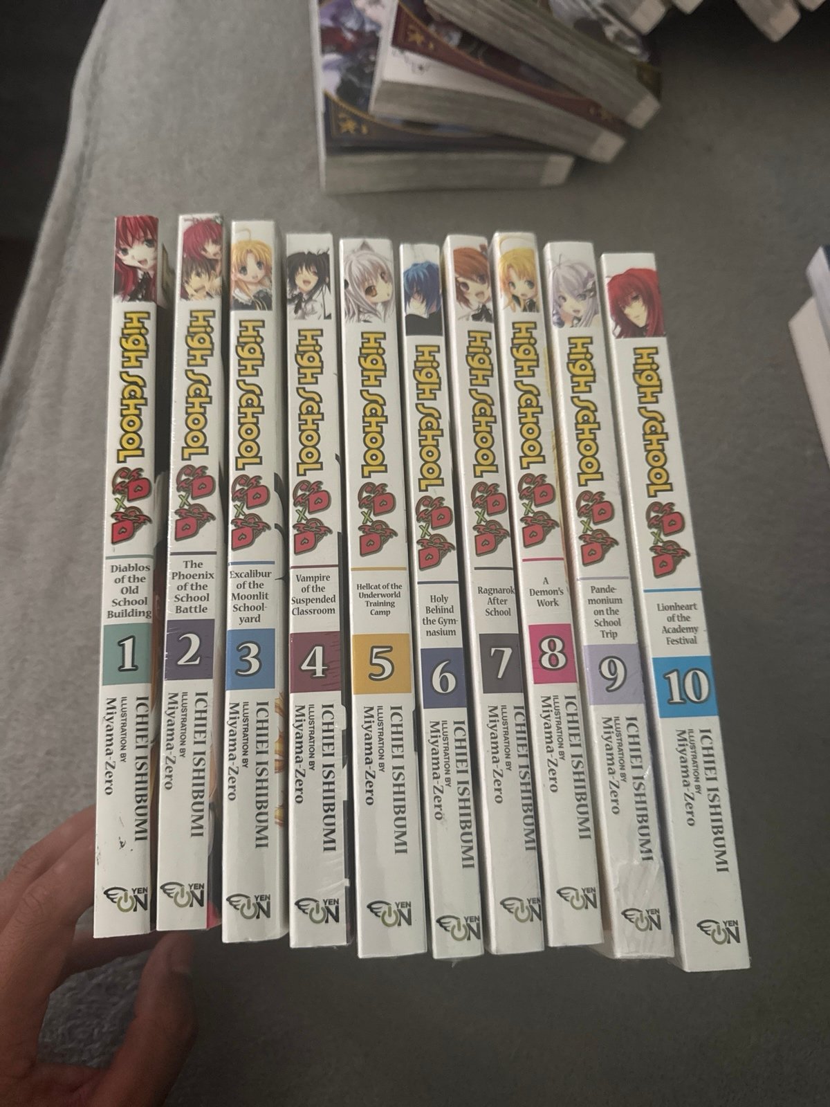 High school dxd light novels 1-10