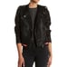 Blank NYC Frisky Business Faux Leather Jacket Black Women Size M